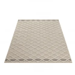 Patara Udendørs tæppe Rhombus - Beige