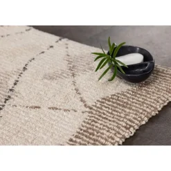 Paul Tæppe - Brun, Grå og Ivory