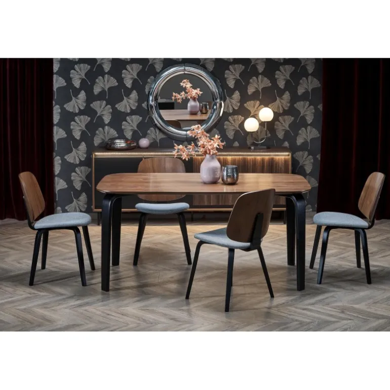 PEDRO bord Valnød / Sort