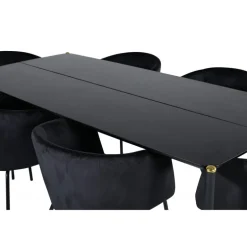 Pelle e Spisebordssæt - Sort