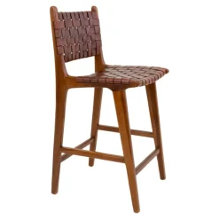 Perugia Counter barstol - Perugia Counter barstol i brun med brunt læder