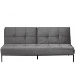 Perugia sovesofa - Mørkegrå velour
