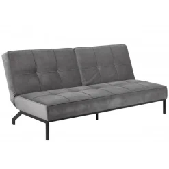 Perugia sovesofa - Mørkegrå velour