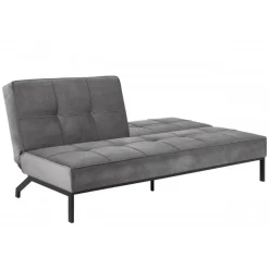 Perugia sovesofa - Mørkegrå velour