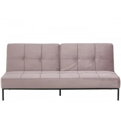 Perugia sovesofa - Støvet Rosa velour