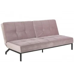 Perugia sovesofa - Støvet Rosa velour