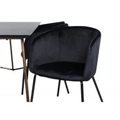 Petra e Spisebordssæt - Sort