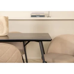 Petra Spisebordssæt - Beige og Sort