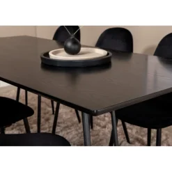 Petra Spisebordssæt - Sort