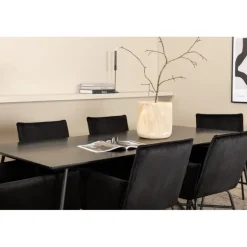 Petra Spisebordssæt - Sort