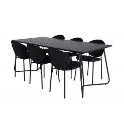 Petra Spisebordssæt - Sort