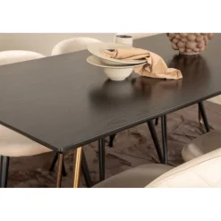 Petra Spisebordssæt - Sort