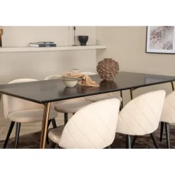 Petra Spisebordssæt - Sort