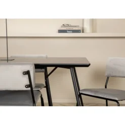 Petra Spisebordssæt - Sort og Lysegrå