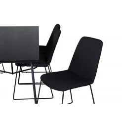 Petra Spisestue Sæt - Sort