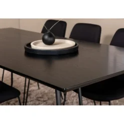 Petra Spisestue Sæt - Sort