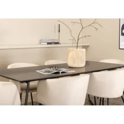 Petra Spisestuesæt - Beige og Sort