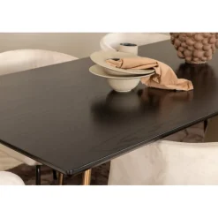 Petra t Spisebordssæt - Beige og Sort