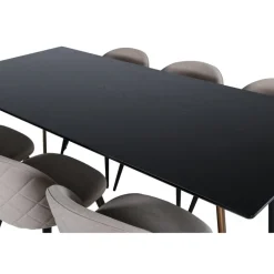 Petra t Spisebordssæt - Beige og Sort