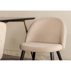 Petra t Spisebordssæt - Beige og Sort