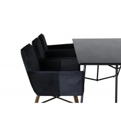 Petra t Spisebordssæt - Sort og Kobber