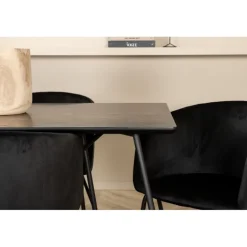 Petra t Spisebordssæt - Sort