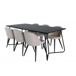 Petra t Spisebordssæt - Sort