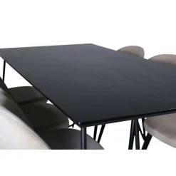 Petra t Spisebordssæt - Sort