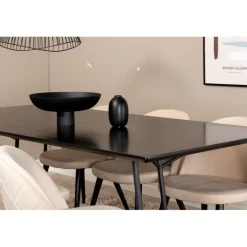 Petra t Spisebordssæt - Sort
