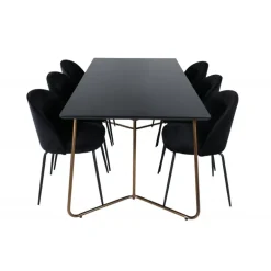 Petra t Spisebordssæt - Sort