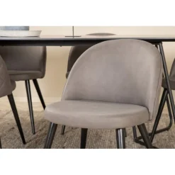 Petra t Spisebordssæt - Sort og Grå