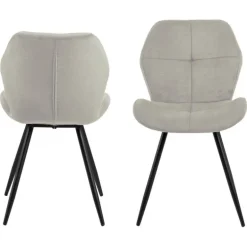 Petri spisebordsstol brun stof