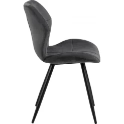 Petri spisebordsstol grå stof