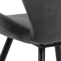 Petri spisebordsstol grå stof