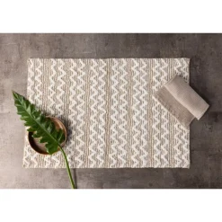 Philippa Tæppe - Sand og Hvid