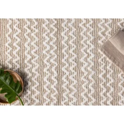 Philippa Tæppe - Sand og Hvid