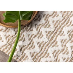 Philippa Tæppe - Sand og Hvid