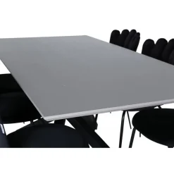 Piazza e Spisebordssæt - Sort