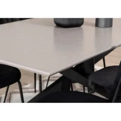 Piazza e Spisebordssæt - Sort