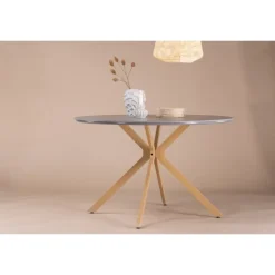 Piazza Rundt spisebord Ø120cm - Grå