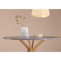 Piazza Rundt spisebord Ø120cm - Grå