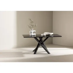 Piazza Sofabord 100x60cm - Sort