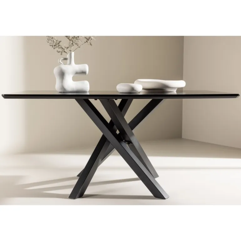 Piazza Sofabord 100x60cm - Sort