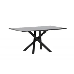 Piazza Sofabord 100x60cm - Sort