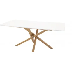 Piazza Spisebord - Natur og Hvid