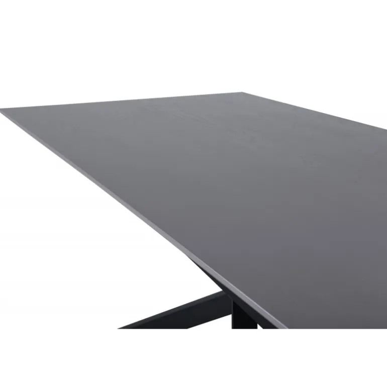 Piazza Spisebord - Sort og Mørkegrå