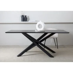 Piazza Spisebord 180cm - Sort