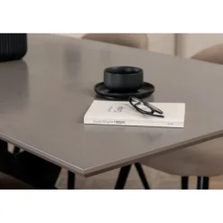 Piazza Spisebordssæt - Beige og Sort og Grå