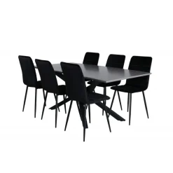 Piazza Spisebordssæt - Sort