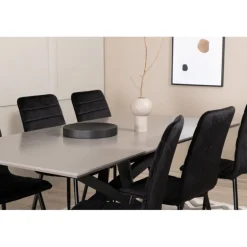 Piazza Spisebordssæt - Sort